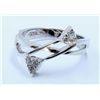 Image 1 : Sterling Silver .925 Cross Style Ring