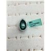 Image 1 : 14.04 ct Emerald Brilliant Cut Pear Shaped Diamond Ring