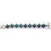 Image 1 : Sterling Silver .925 Vintage Turquoise Bracelet