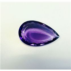 Amethyst Pear 100.95ct or over - AAA quality