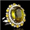 Image 1 : ONE CENTER OVAL CTU GREEN TOURMALINE TW:12.47CTS