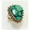 Image 1 : Sterling Silver .925 Turquoise Ring 8.63g RS9