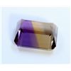 Image 2 : 25.05 ct & up AMETRINE RADIANT Bi Color Quartz Amethyst/Citrine