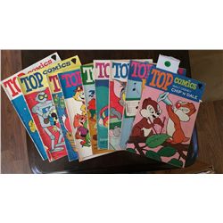 Lot of (9) 1957-67 Walt Disney Comics