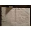 1840 The Globe Vintage Newspaper