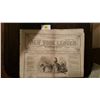 1859 New York Ledger Vintage Newspaper