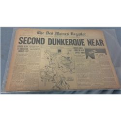 The Des Moines Register Newspaper (April 22, 1941)