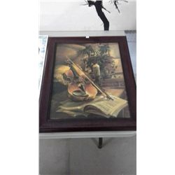 Framed Musical Scene Print (19.5" x 23.5")