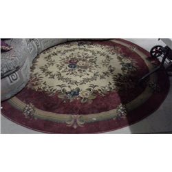 Round Area Rug (89" Diameter)