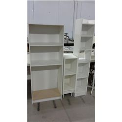 3 Assorted Shelf Units