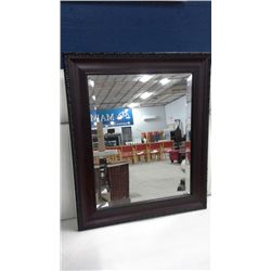 Framed Beveled Mirror (21.5" X 25.5" including frame)