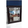 Image 1 : Framed Beveled Mirror (21.5" X 25.5" including frame)