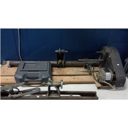 Large Vintage Wood Lathe