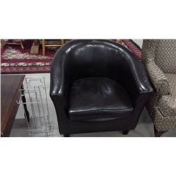 Bonded Leather Tub Chair