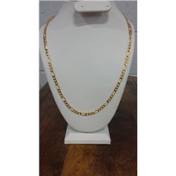 22" Gold Plated Neck Chain With Lobster Clasp