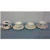 Image 1 : 4 Assorted Bone China Cups and Saucers