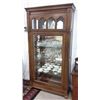Image 1 : Large Exquisite China Display Cabinet With Mirror Back and Side Doors (80.5" high X 40" wide)