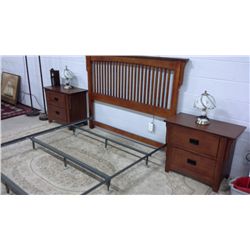 Queen Size Bed With 2 Night Stands