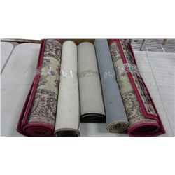 5 Assorted Hall Carpet Runners