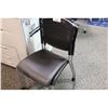 Image 2 : BLACK PLASTIC STACKING SIDE CHAIR