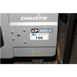 CHRISTIE CP 2000-X DLP CINEMA QUALITY DIGITAL PROGRAMMABLE PROJECTOR C/W POWER