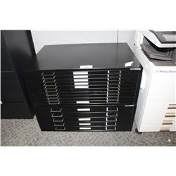 MAYLINE BLACK 15 DRAWER PLAN FILE