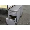 Image 2 : GREY CUSHION TOP 2 DRAWER MOBILE PEDESTAL