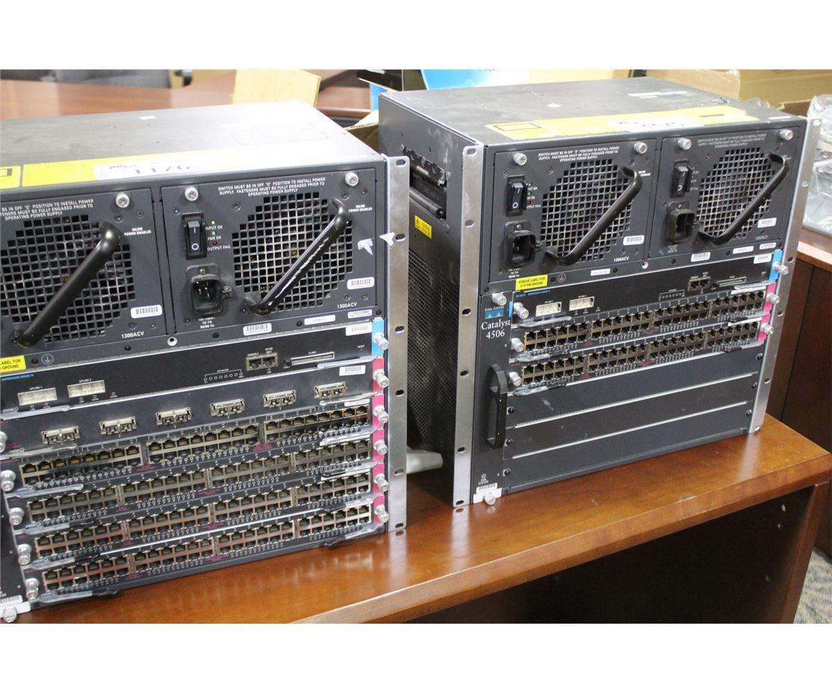 CISCO CATALYST 4506 E SERIES NETWORK SWITCH cisco-catalyst-4506-e-series-network-switch