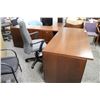Image 2 : MAHOGANY L-SHAPE EXECUTIVE DESK (LH)