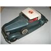 Image 1 : VINTAGE VERY RARE FRICTION TIN CAR *1933 CADILAC-MADE IN JAPAN* 1 BROKEN HEADLIGHT!! TOY CAME OUT OF
