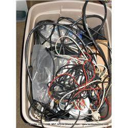 POLY TOTE: ASSORTED WIRE, LEADS, PROBES