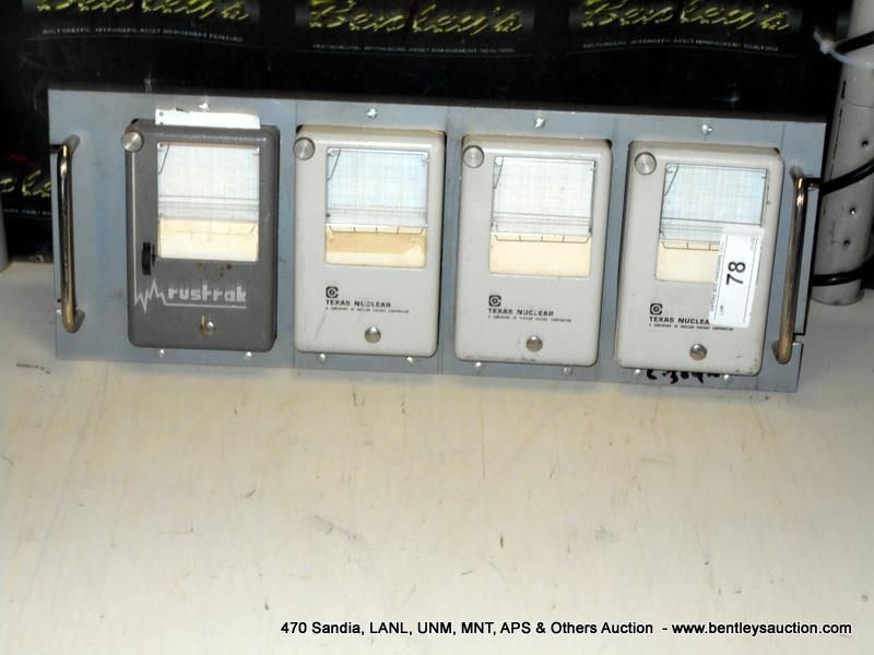 TEXAS NUCLEAR RACKMOUNT CHART RECORDERS