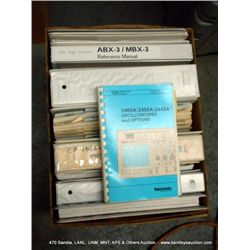 BOX: ASSORTED TEST MANUALS