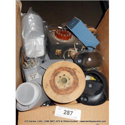 BOX: ASSORTED DISH HEADS & RF COMPONENTS
