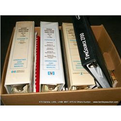 BOX: ASSORTED TEST MANUALS