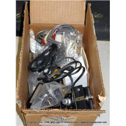 BOX: ATTENUATOR, AC ADAPTERS, CABLES