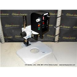 CALTEX SYSTEMS STEREO SCOPE MOUNT WITH ELECTRONIC CAMERA