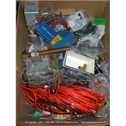 BOX: POWER LEADS, CONNECTORS, FITTINGS