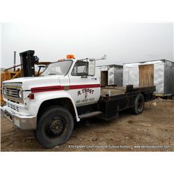 1974 CHEVROLET CUSTOM DELUXE FLATBED ~ 30,079 MILE DUALLY, WITH SIDE TOOL BOXES & WINCH, VIN: CCE615