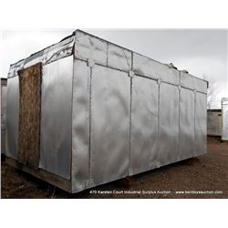 21' L X 11' H X 12' W PORTABLE BUILDING LOCATION: 2541 KARSTEN COURT SE, ALBUQUERQUE, NM NOTICE: BUY