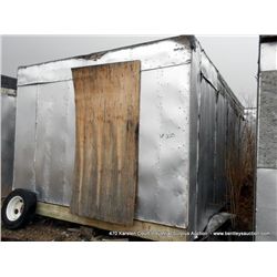 21' L X 11' H X 12' W PORTABLE BUILDING LOCATION: 2541 KARSTEN COURT SE, ALBUQUERQUE, NM NOTICE: BUY