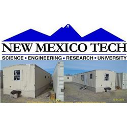 NEW MEXICO TECH - 2 MOBILES HOMES, 12' x 54' LOCATION: NEW MEXICO TECH, SOCORRO, NM REMOVAL: MONDAY 
