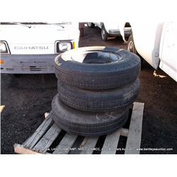 PALLET: TRUCK TIRES NO KEYS NO TITLE