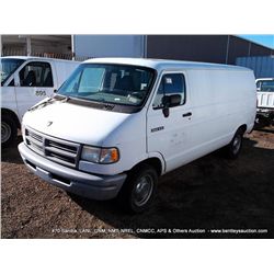 1994 DODGE RAM VAN ~ 136,800 MILES VIN: 2B7HB21Y6RK174650, FULL-SIZE, RWD, V8, 5.2L 2 KEYS TITLE # 1