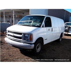 1997 CHEVROLET G20 VAN ~ UNKNOWN MILES VIN: 1GCGG25R7V1083957, FULL-SIZE, RWD, V8, 4.7L 2 KEYS TITLE