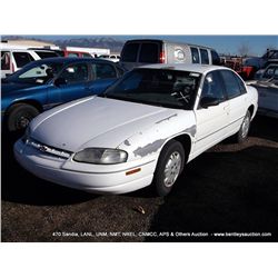 1996 CHEVROLET LUMINA ~ 110,757 MILES VIN: 2G1Wl52M7T1203029, SEDAN, FWD, V6, 3.1L 7 KEYS TITLE # 14