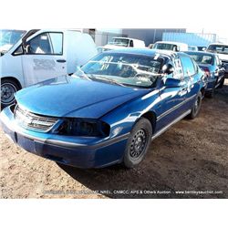 2005 CHEVROLET IMPALA ~ 131,096 MILES VIN: 2G1WF55K059371584, SEDAN, FWD, V6, 3.8L 2 KEYS TITLE # 14