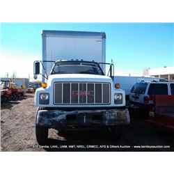 1992 GMC C7H042 TOPKICK BOX TRUCK ~ 151,965 MILES VIN: 1GDM7H1J8NJ522715, CONVENTIONAL CAB, 4x2, 6.6