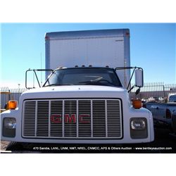 1992 GMC C7H042 TOPKICK BOX TRUCK ~ 119,067 MILES VIN: 1GDM7H1J8NJ522715, CONVENTIONAL CAB, 4x2, 6.6