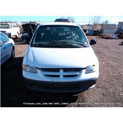 2000 DODGE CARAVAN MINI-VAN ~ 101,603 MILES VIN: 2B4GP2532YR739913, MINI-VAN, FWD, V6, 3.0L 3 KEYS T